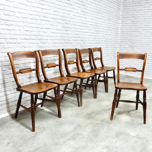 Set 6 Windsor Kitchen Chairs