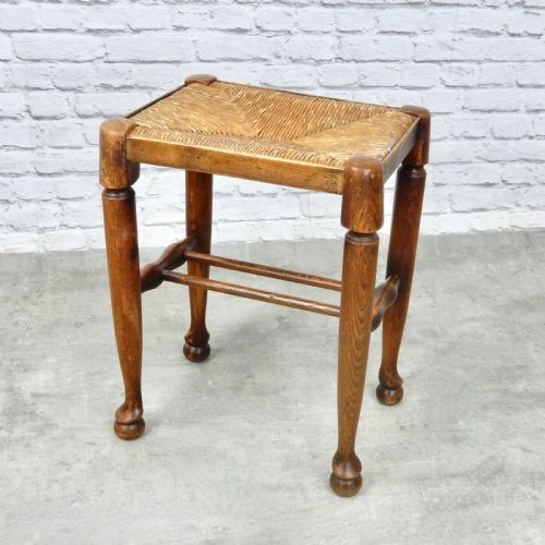 Rush Seated Stool