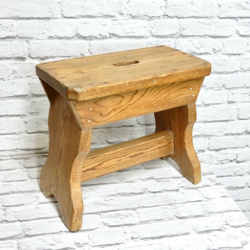 Antique Pine Stool
