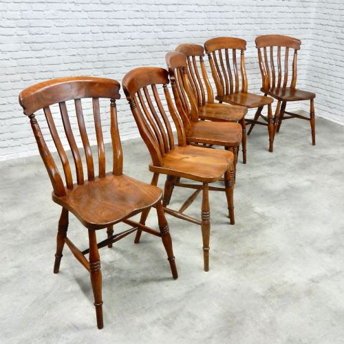 Set 6 Windsor Kitchen Chairs