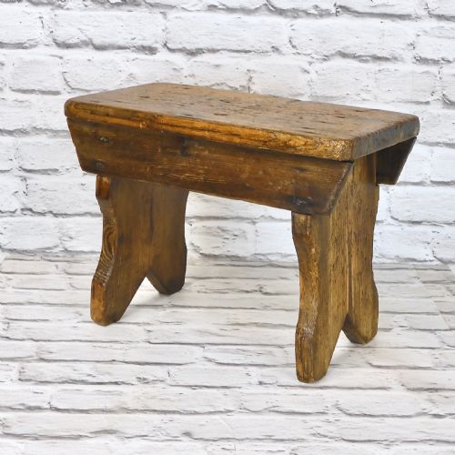 Pine Bench Stool