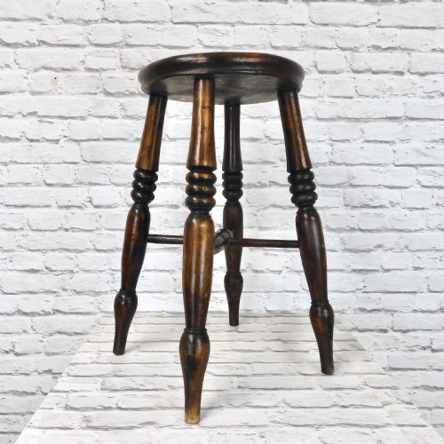 C19th Round Top Stool