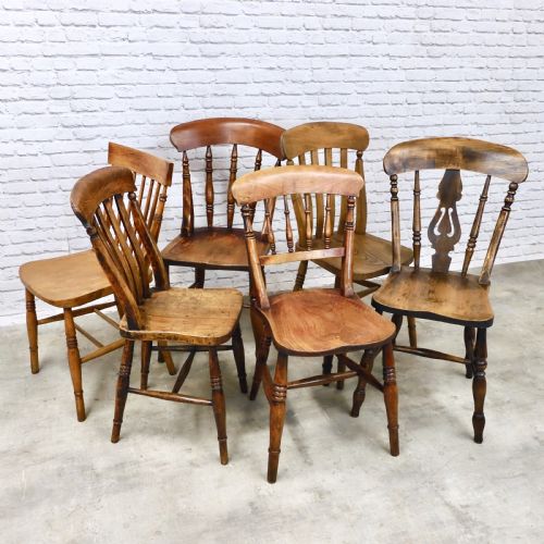 6x Windsor Kitchen Chairs