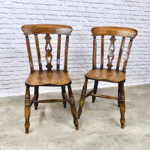 2x Windsor Kitchen Chairs