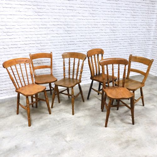 6x Windsor Kitchen Chairs