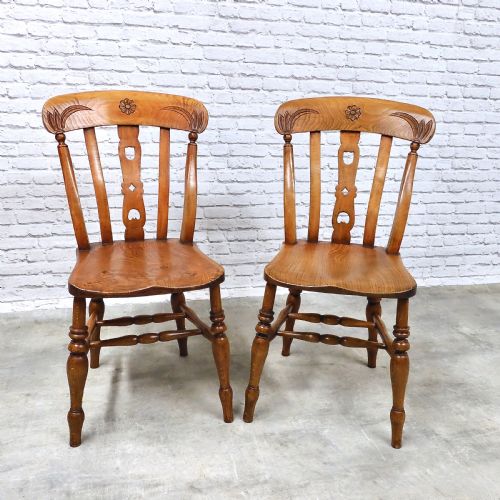2x Windsor Kitchen Chairs