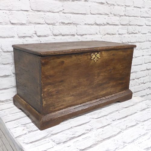 Small C19th Pine Chest