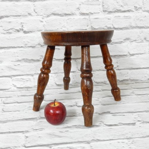 C19th Elm Country Stool