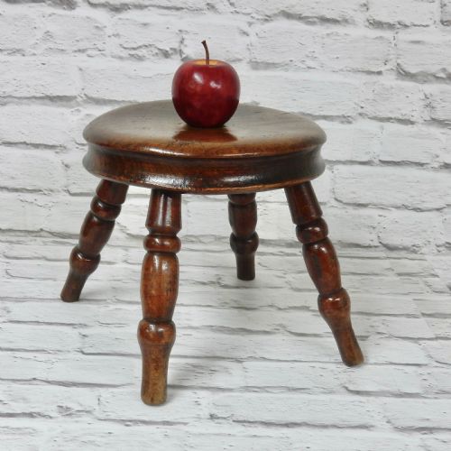 Small Elm and Ash C19th Stool