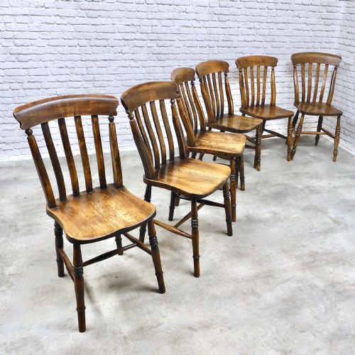 Set 6 Country Kitchen Chairs