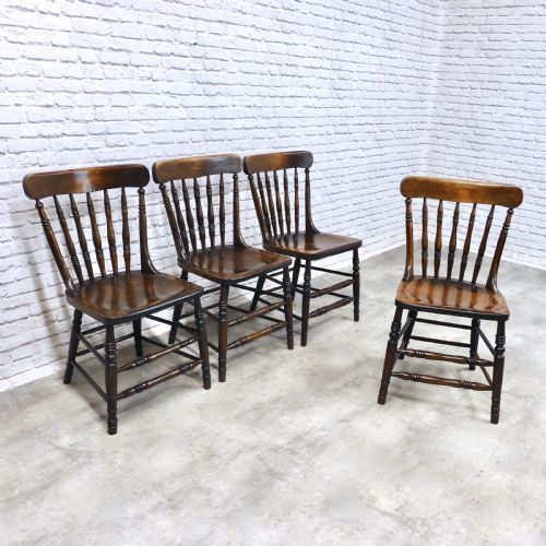 Set 4 Country Kitchen Chairs