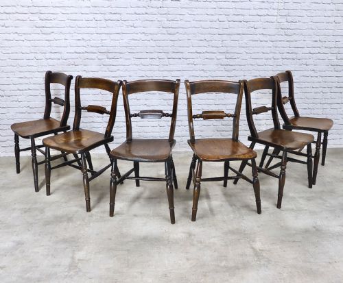 Windsor Farmhouse Kitchen Chairs X6