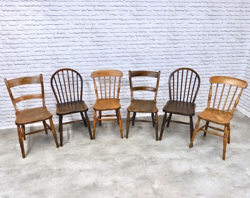Windsor Kitchen Chairs X6