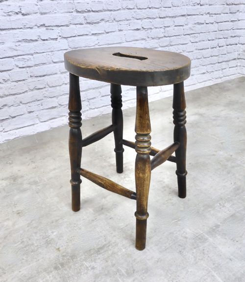 C19th Windsor Stool