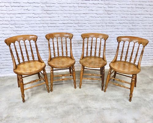 4x Penny Windsor Country Kitchen Dining Chairs