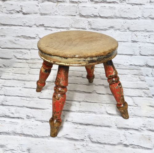 Small Victorian Hearth Stool