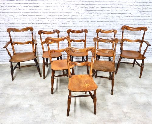 Windsor Kitchen Dining Chairs X8