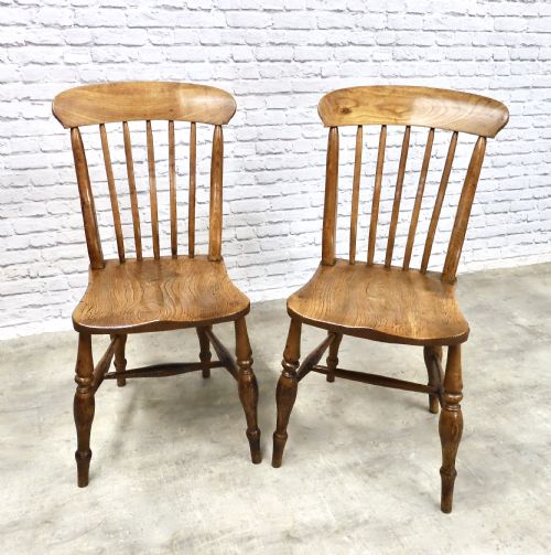 2x Windsor Kitchen Dining Chairs