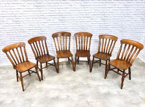 6x Windsor Kitchen Dining Chairs