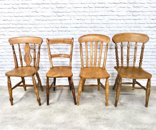 4x Windsor Kitchen Dining Chairs