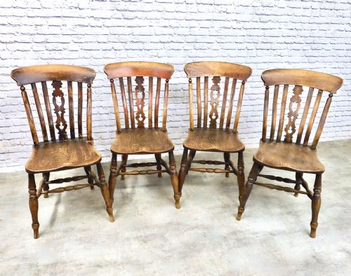 Windsor Farmhouse Kitchen Chair Set (4)