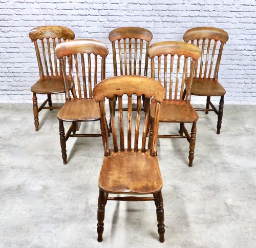 Set 6 Windsor Kitchen Dining Chairs