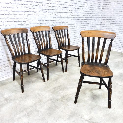 Set 4 Country Kitchen Chairs