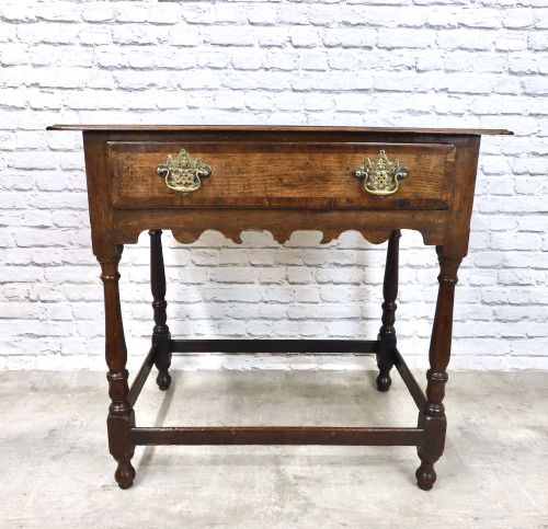 C18th Oak Side Table