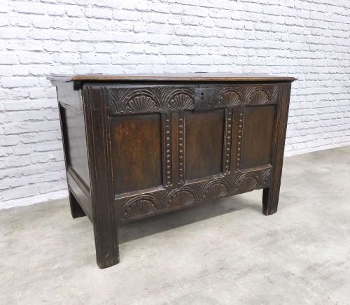 C18th Oak Coffer