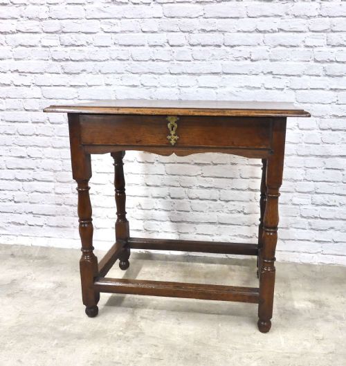 C18th Oak Side Table