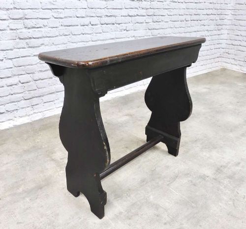 C19th Organist's Pine Bench Seat