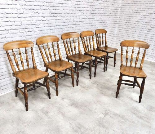 Set 6 Windsor Kitchen Dining Chairs