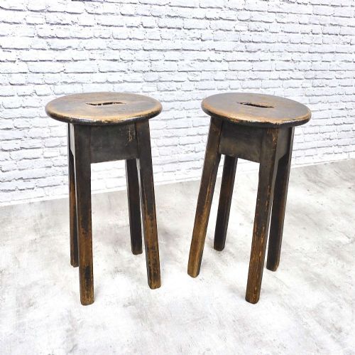 2x Victorian High Bar Stools