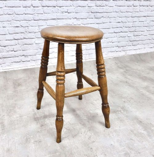 C19TH MILL WORKER'S STOOL