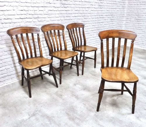 Set 4 Windsor Kitchen Dining Chairs