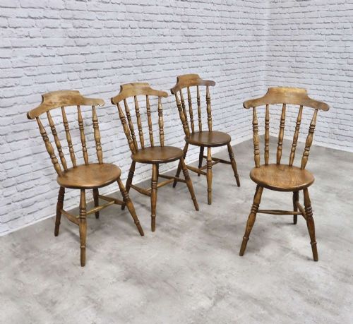 Set 4 Windsor Kitchen Dining Chairs