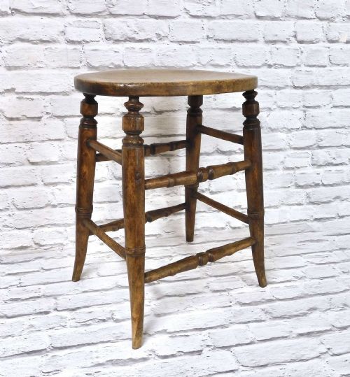 Oval Top Country Stool