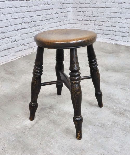 C19th Windsor Stool