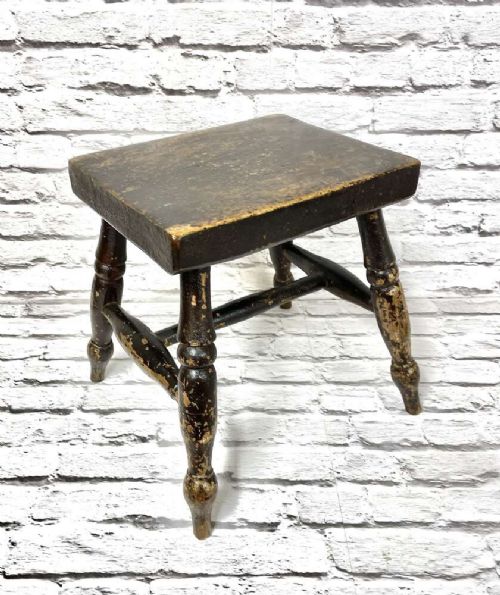 C19TH FIRESIDE STOOL