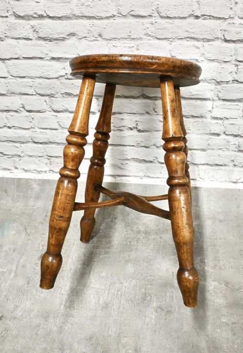 C19TH ALEHOUSE STOOL - ADDITIONAL PHOTO 1