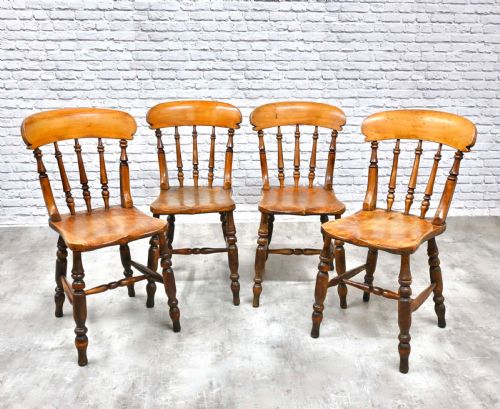 Set 4 Windsor Kitchen Dining Chairs