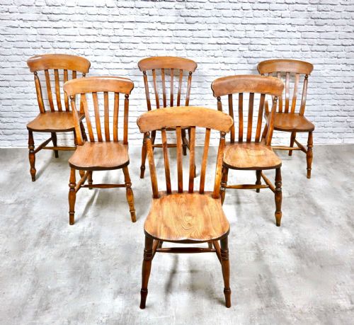 Set 6 Windsor Country Kitchen Chairs