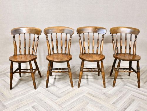Set 4 Windsor Penny Seat Kitchen Chairs