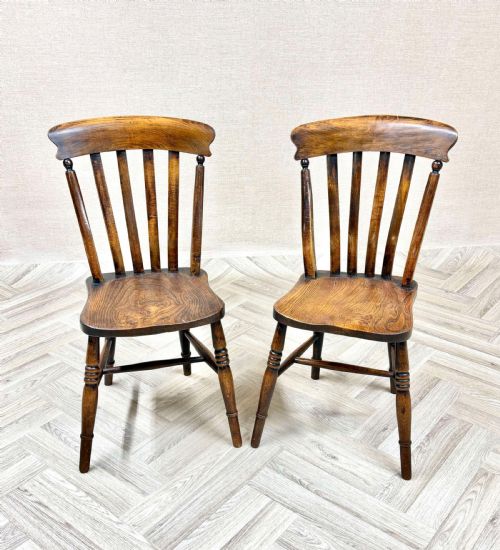Pr Windsor Country Kitchen Chairs