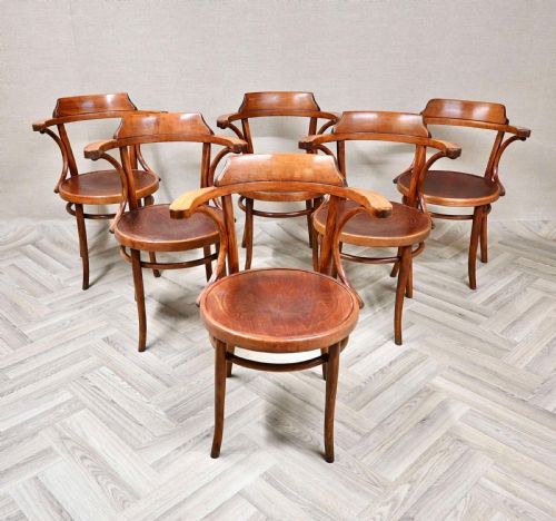 Bentwood Armchairs X6