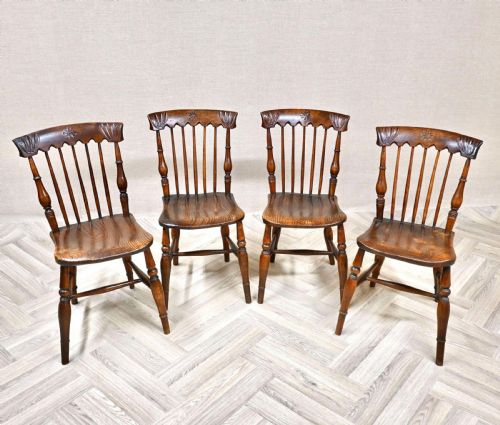 SET 4 EASTLAKE WINDSOR KITCHEN DINING CHAIRS
