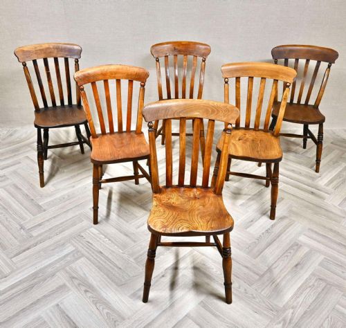 SET 6 WINDSOR COUNTRY KITCHEN FARMHOUSE CHAIRS