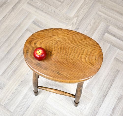 C19TH COUNTRY STOOL - ADDITIONAL PHOTO 3