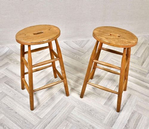 Pr Tall Bar Stools