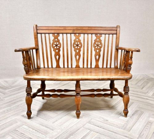 C19th Windsor Bench Seat